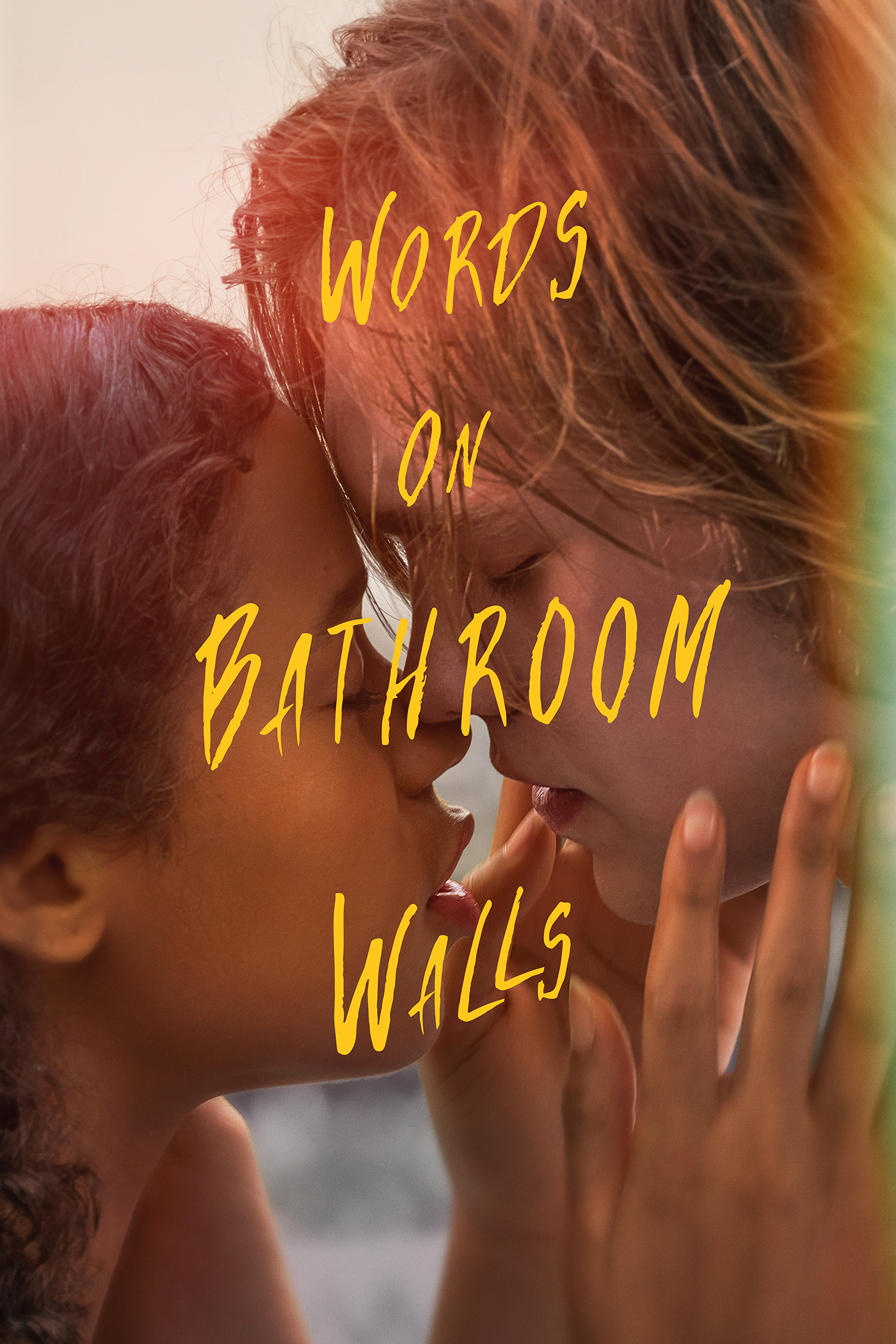 words on bathroom walls